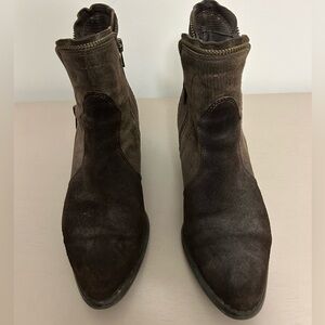 Brown Suede Ankle Boots